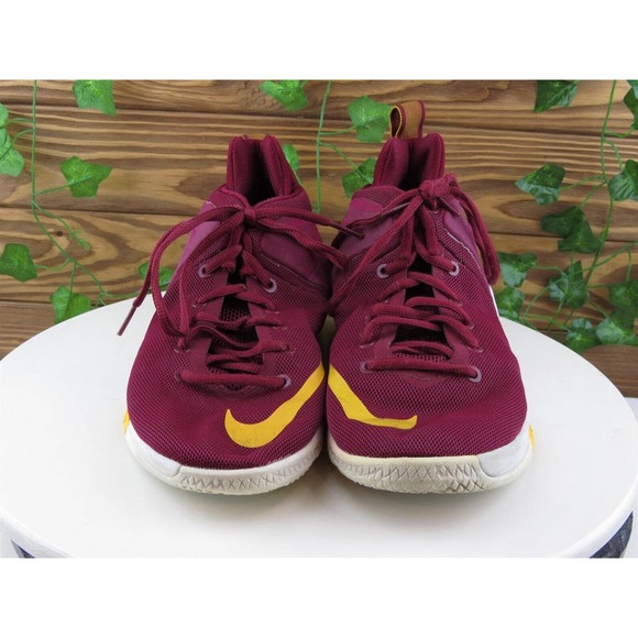 Nike Sz 8 Sneaker‎ Red Synthetic Men Lebran James Medium (D, M) Athletic - Picture 3 of 10